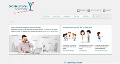 Desktop Screenshot of crossculture-academy.com